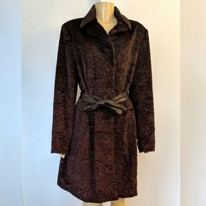 Style & Co. Textured Brown Velvet Jacket